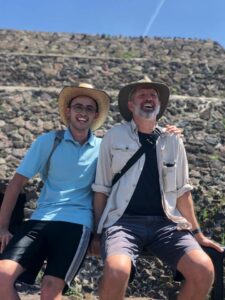 Me with my mentor, Gary Van Warmerdam in Teotihuacan, Mexico.